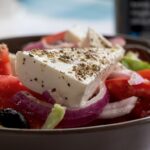 Feta salade met olijven perfecte zomerlunch
